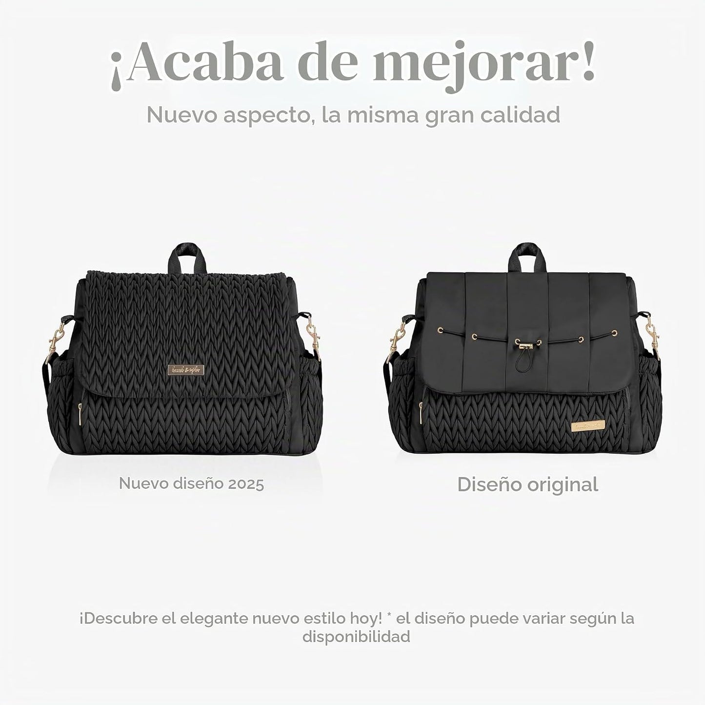 Hannah &amp; Sophia Belle - Mochila y bolsa convertible para pañale...