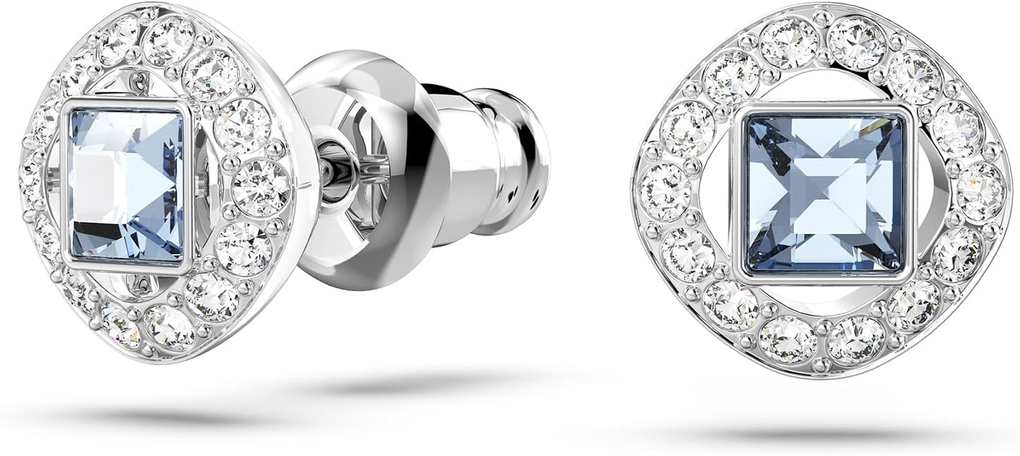 Colección de Pendientes de Botón de Cristal Angelical Una de Swarovski