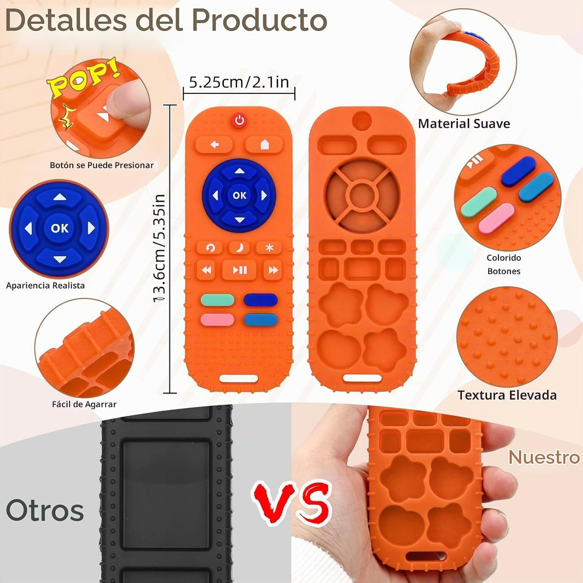 AiTuiTui Juguetes sensoriales para masticar para el alivio de la de...