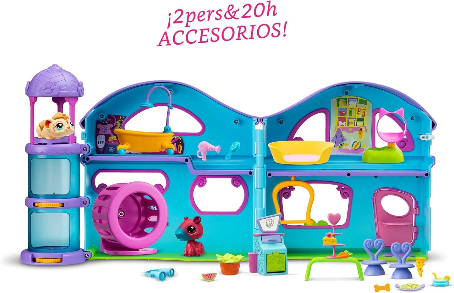 Littlest Pet Shop Playset - LPS Gen 7, auténticas figuras misterios...