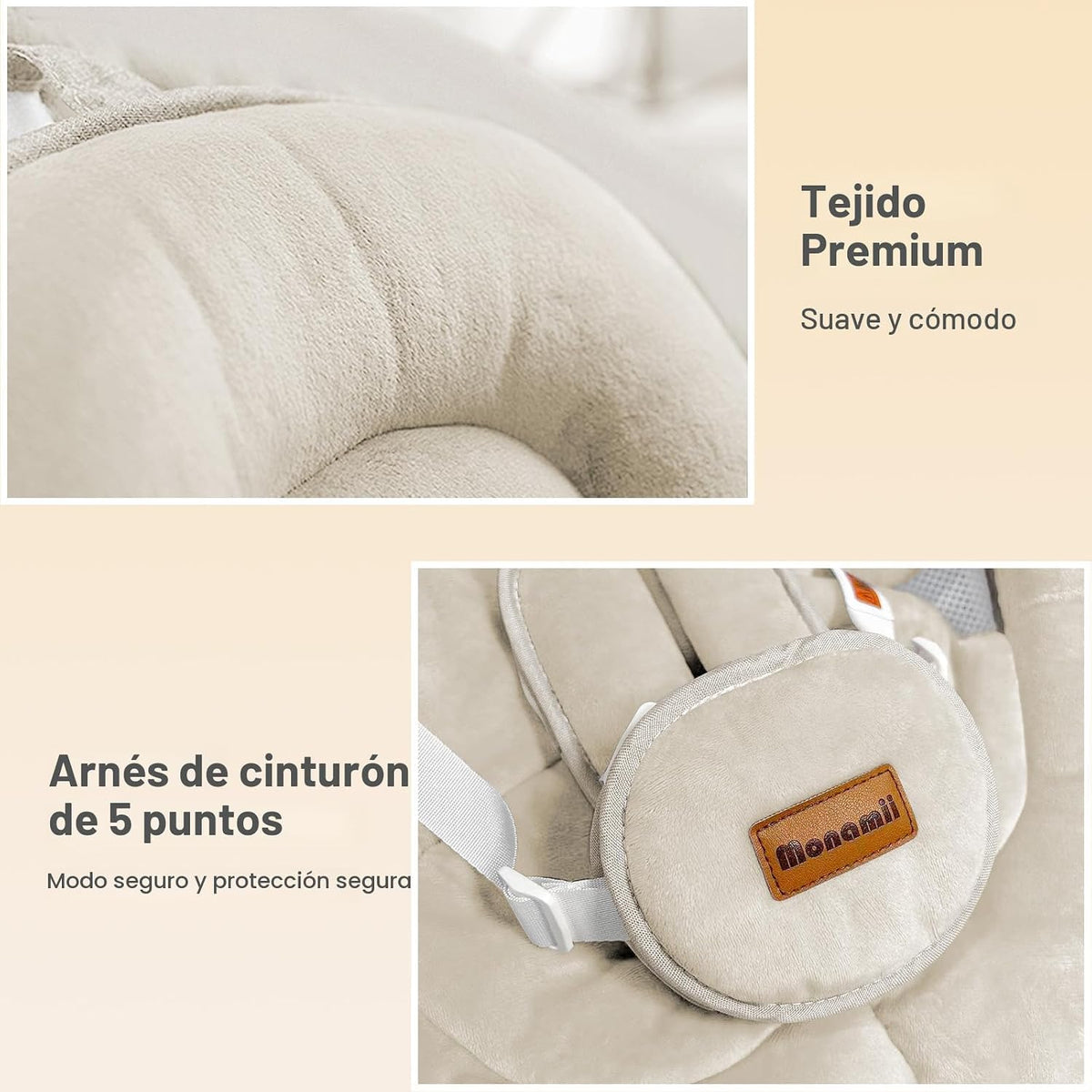 Columpio para bebés Monamii, columpio para bebés, columpio para beb...