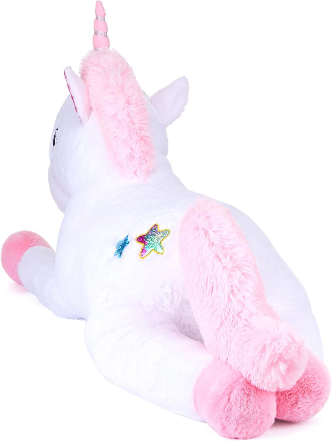 IKASA Juguete de peluche de unicornio gigante de 43 pulgadas, sin |...
