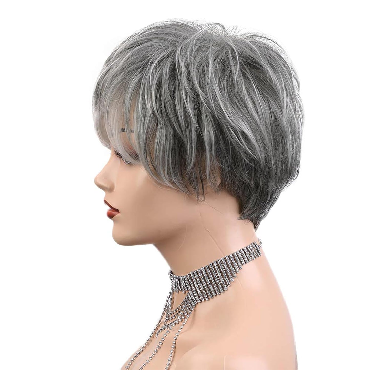HAIRCUBE - Pelucas de cuidado fácil, pelucas de cabello humano con...