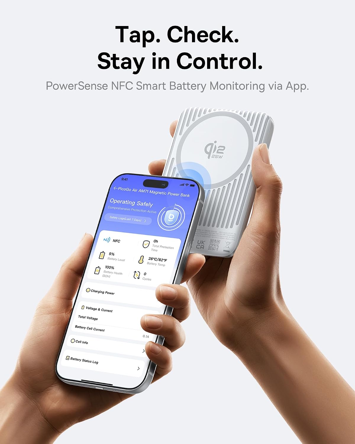 Baseus Picogo AM71 Ultra Slim 10000mAh Qi2.2 Power Bank, cargador p...