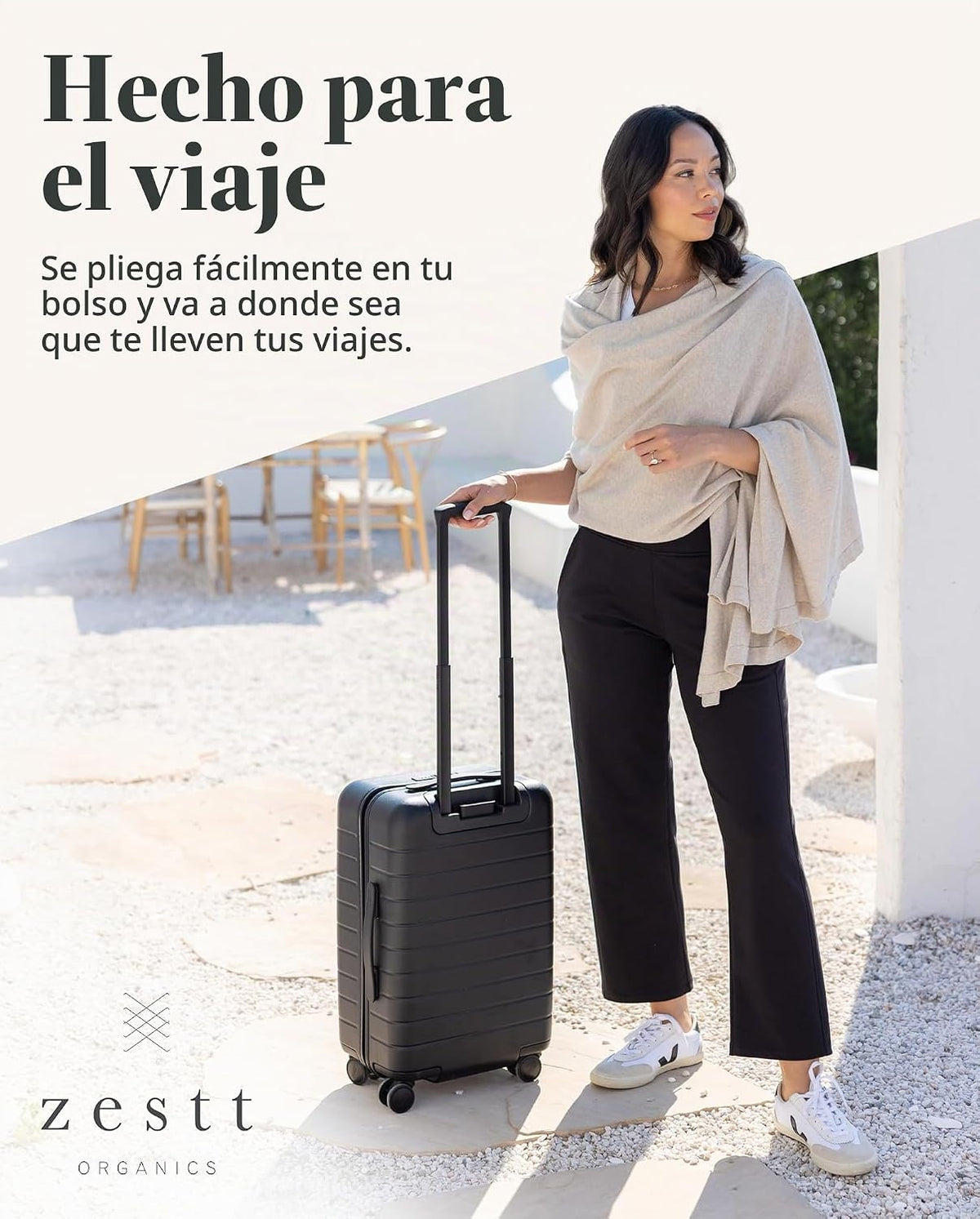 zestt Dreamsoft - Bufanda de viaje, abrigo y chal para mujer, algod...