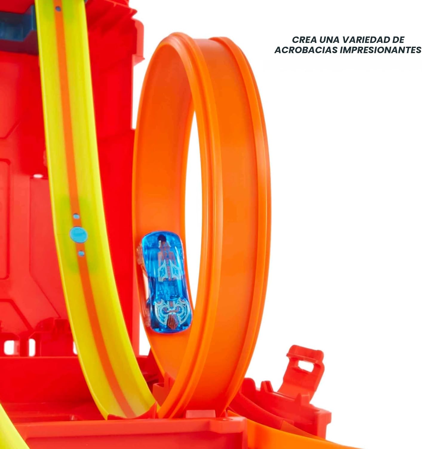 Hot Wheels Juego de autos de juguete, Track Builder Unlimited Plays...