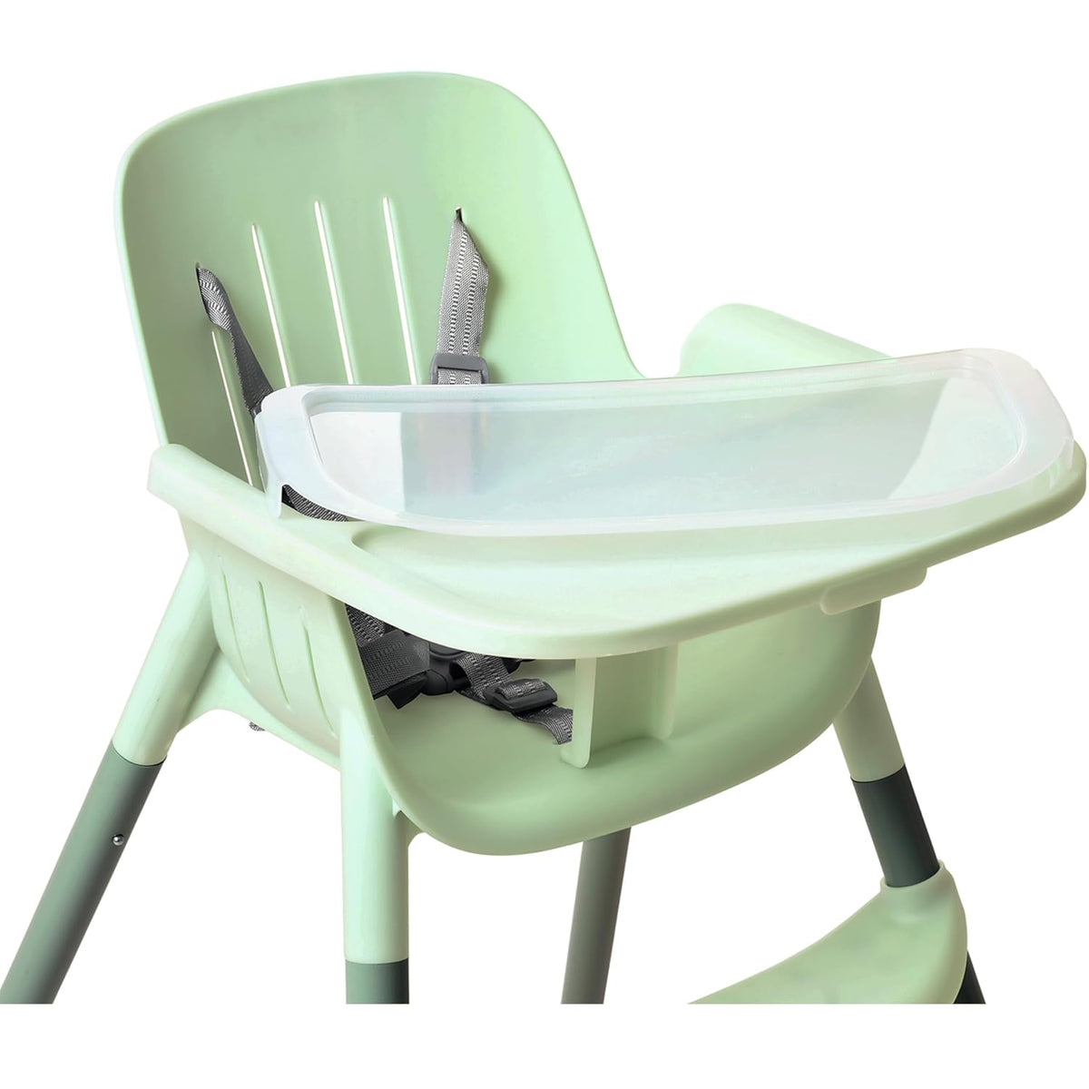 Silla alta PEG Poke - Verde escarchado (salvia suave) | Moderno y f...