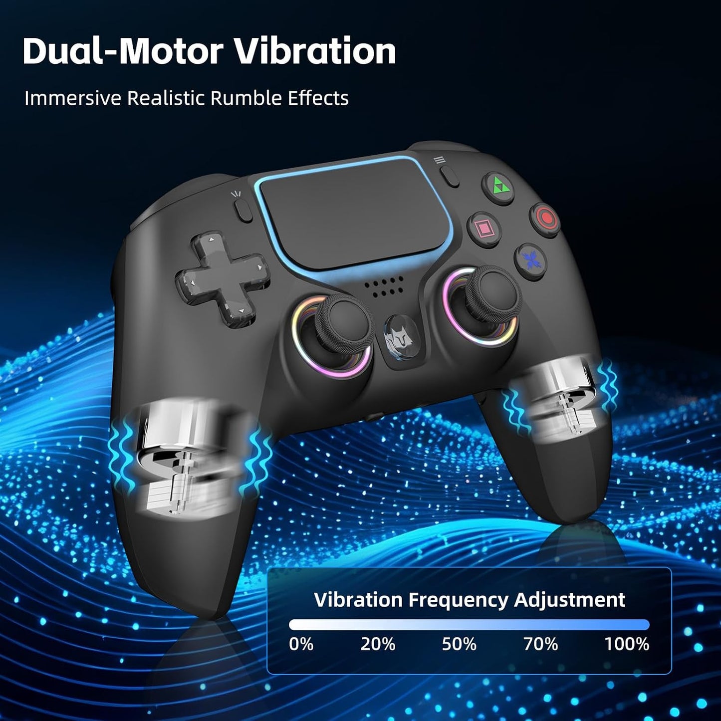 Controlador inalámbrico PS5 Efecto Hall Joystick antideriva Gamepad...