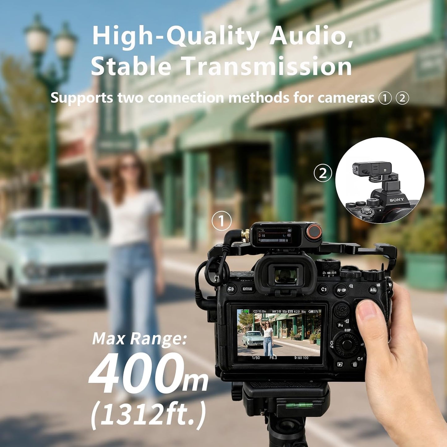 DJI Mic 3 (2TX+1RX+estuche de carga), micrófono todo en uno con zap...