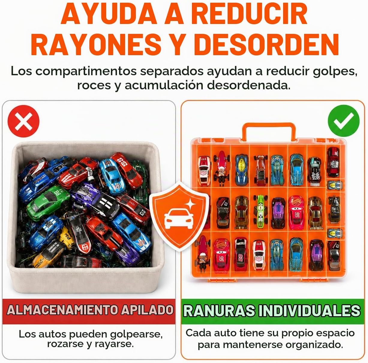 Estuche organizador de almacenamiento de juguetes compatible con au...
