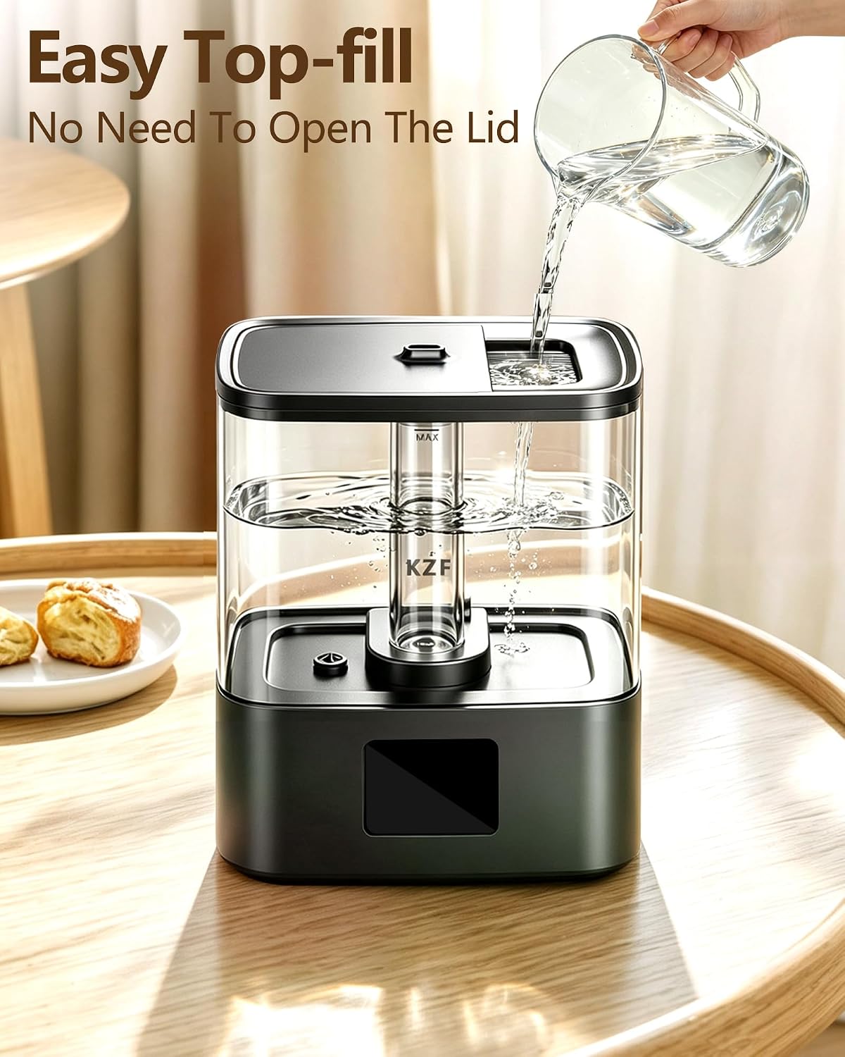 Humidificadores KZF para dormitorio, humidificador de niebla fría d...