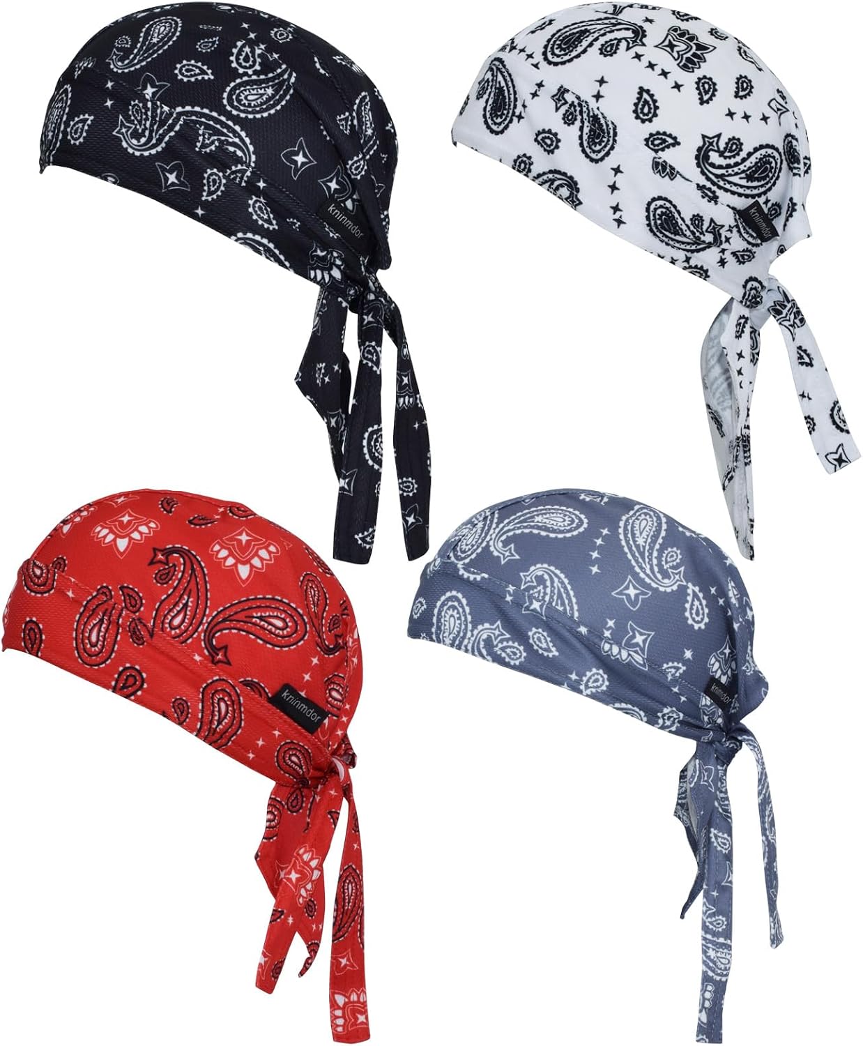 Kninmdor Do Rags - Gorras de ciclismo para casco de Doo Rag para mo...