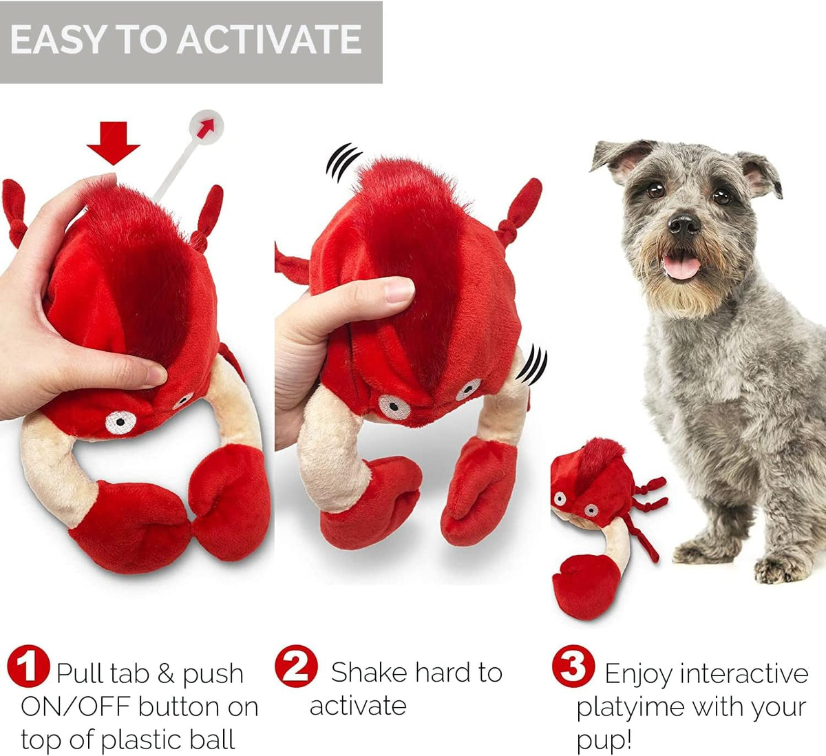 Hyper Pet Doggie Pal Juguetes interactivos para perros (juguete par...