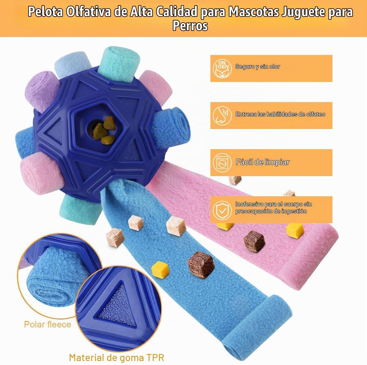Petration Pelota de Olfato para Perros - Juguetes Interactivos de R...