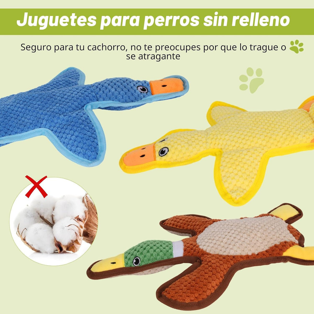 Eneston Juguetes para perros, paquete de 3 juguetes para cachorros...