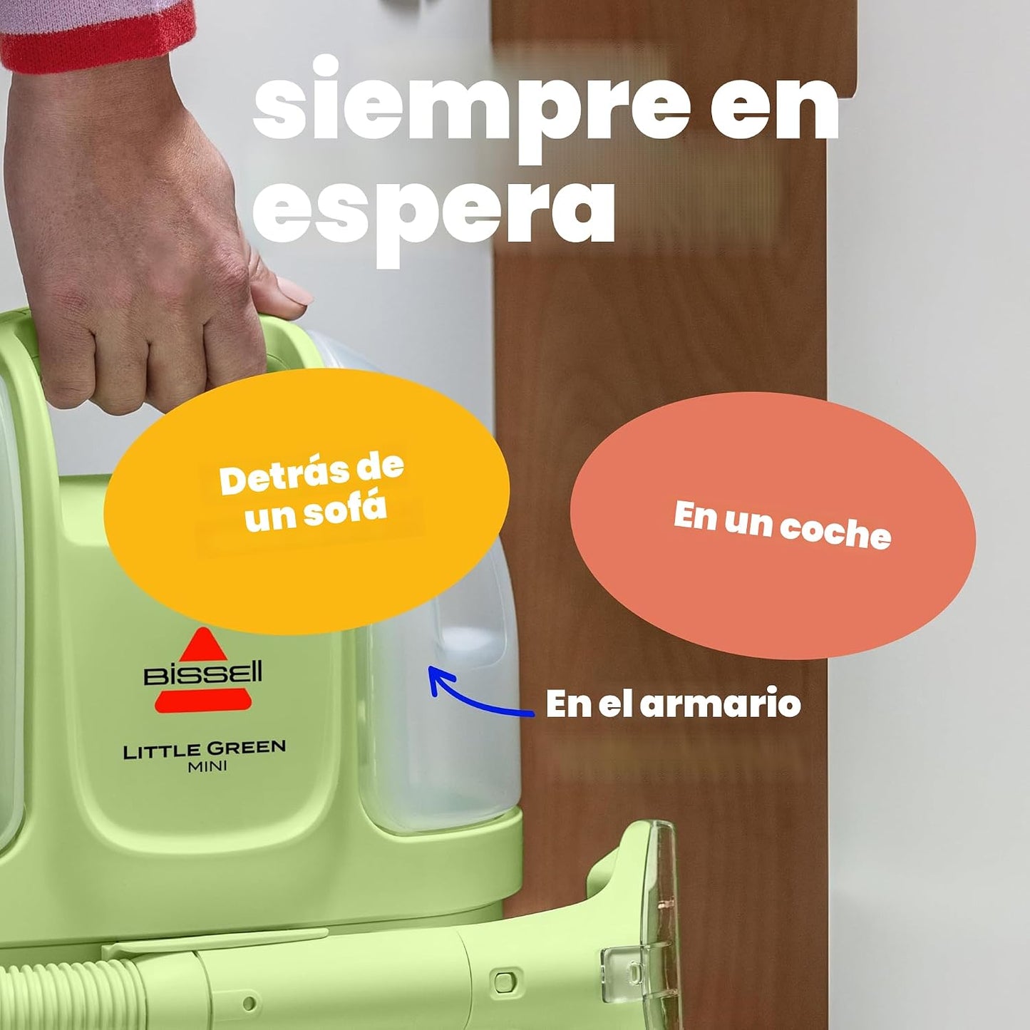BISSELL Little Green Mini Limpiador portátil profundo de alfombras...