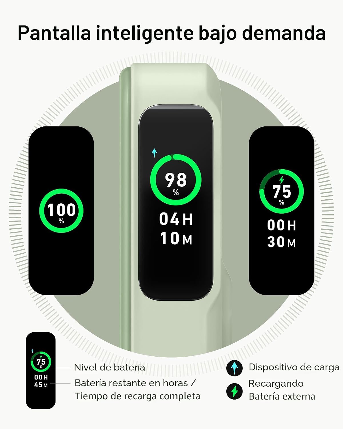 Anker MagGo Power Bank, cargador portátil máximo de 15 W con certif...