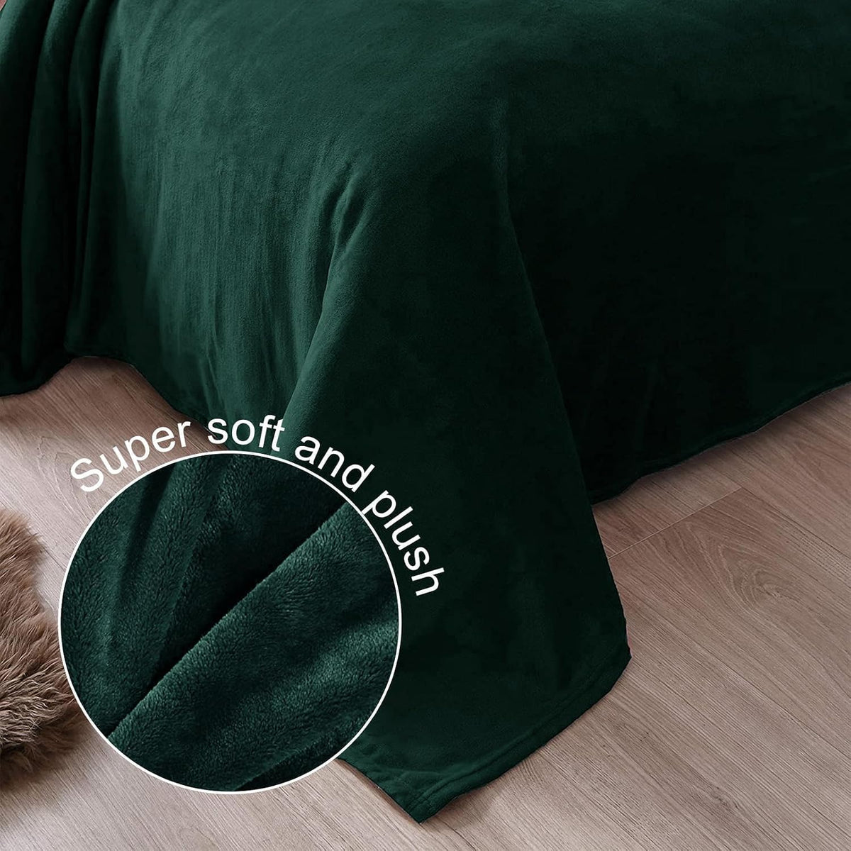 Exclusivo Mezcla Manta de vellón extragrande para sofá, cama, súper...