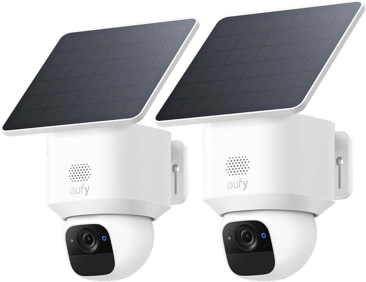 eufy Security SoloCam E30, paquete de 2, cámara de seguridad solar...