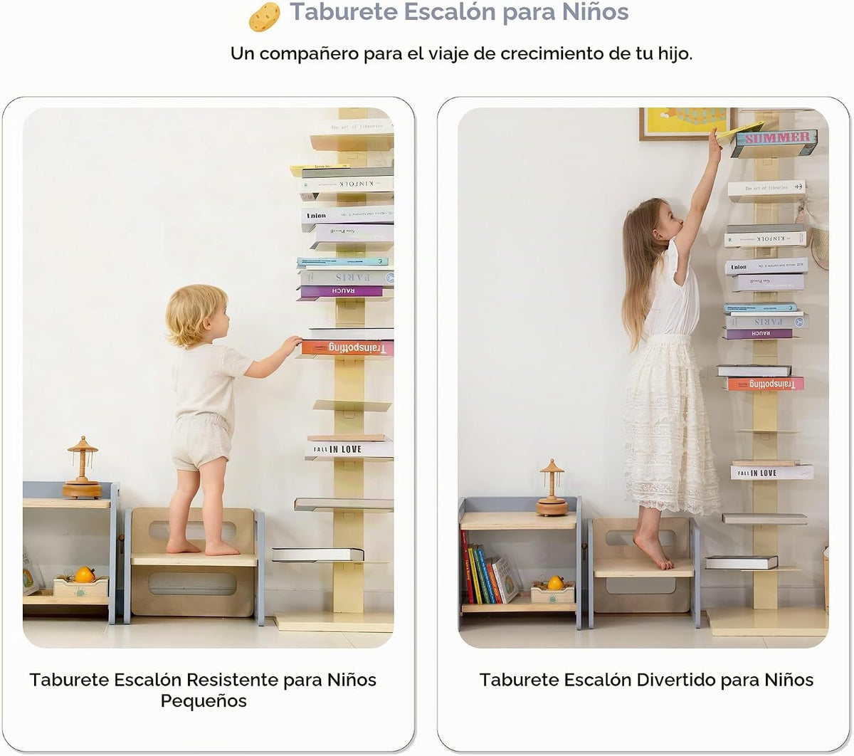 bpmfkid Juego de mesa y silla de destete Montessori - Diseño ajusta...
