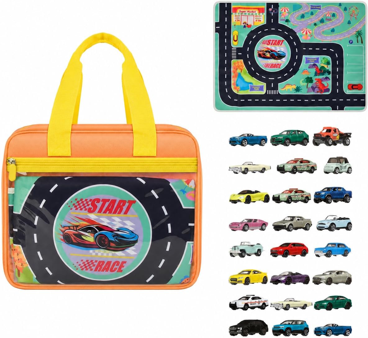 SAIKA Estuche para Coche de Juguete para Almacenamiento de Hot Whee...