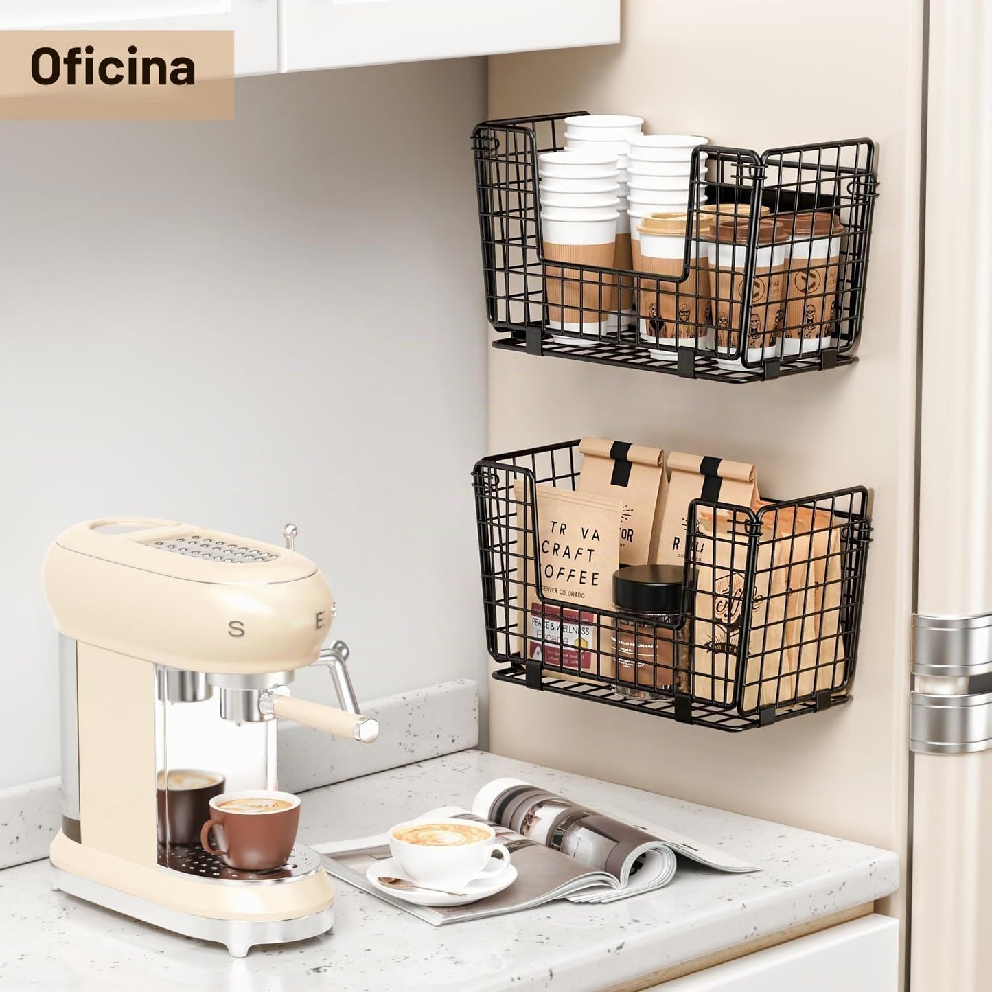 Estante magnético GGIU para frigorífico - Organizador de almacenami...