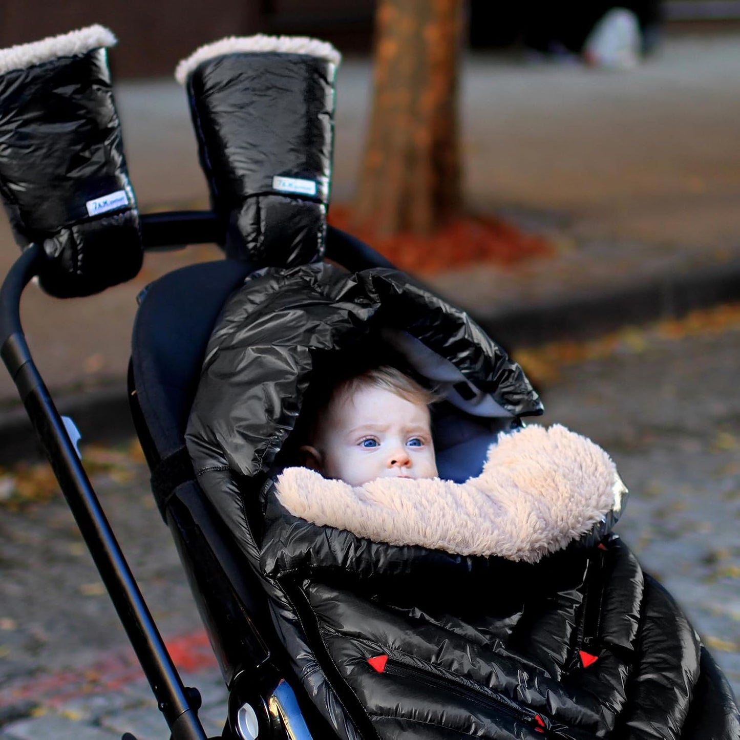 7AM Enfant - Saco para cochecito y asiento de automóvil, funda pola...
