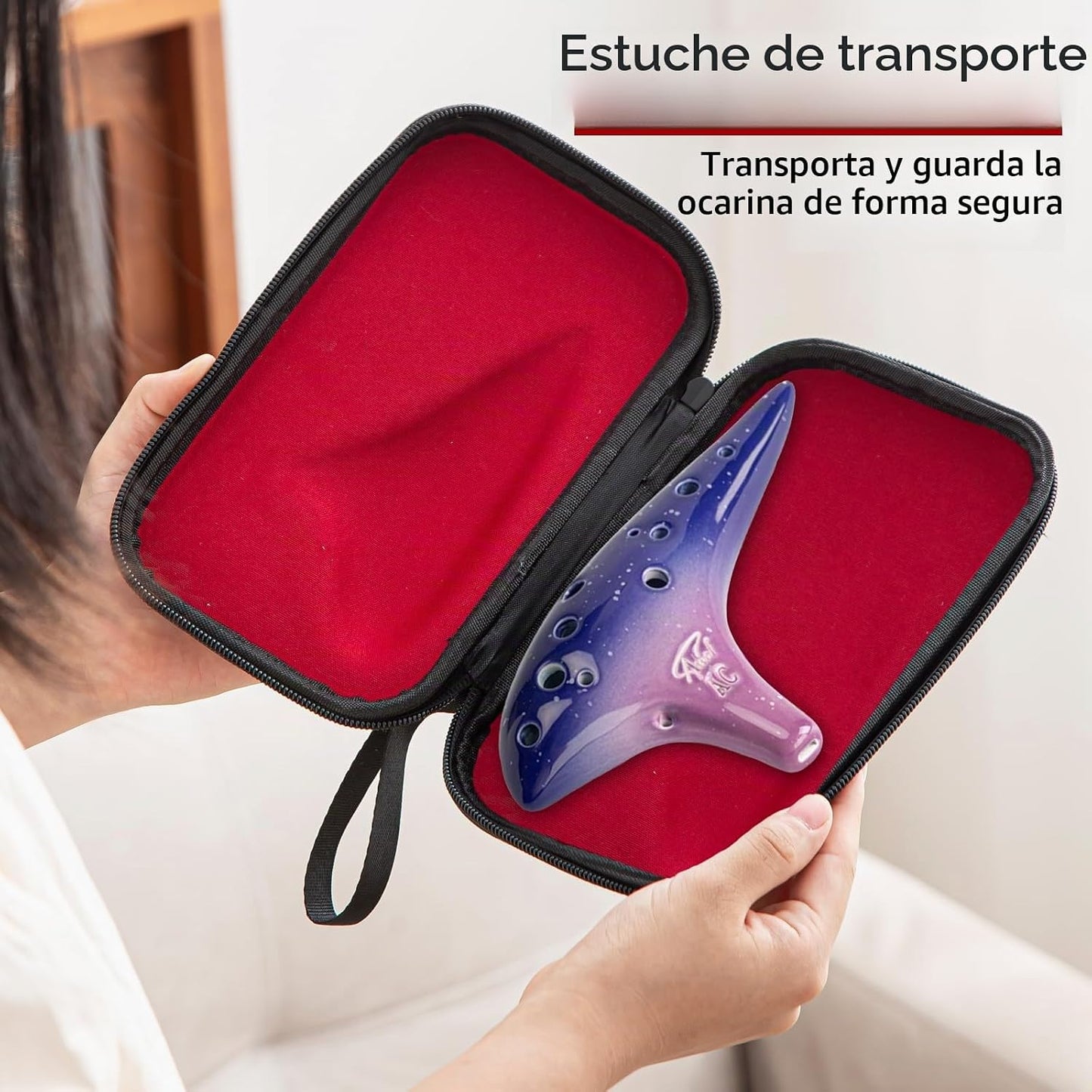 Ocarina \u201COcean Notes\u201D de 12 agujeros, forma de batata, he...