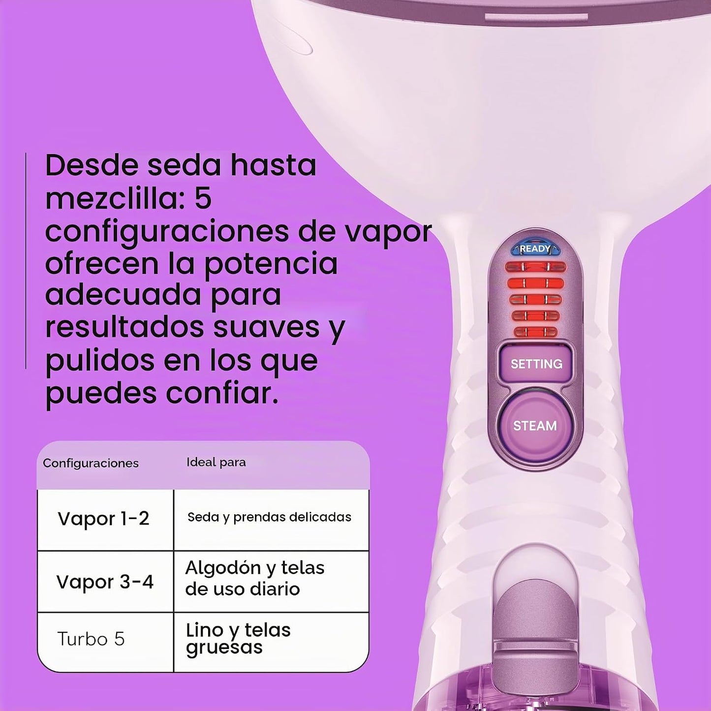 Conair Vaporizador de mano para ropa, vaporizador de tela Turbo Ext...