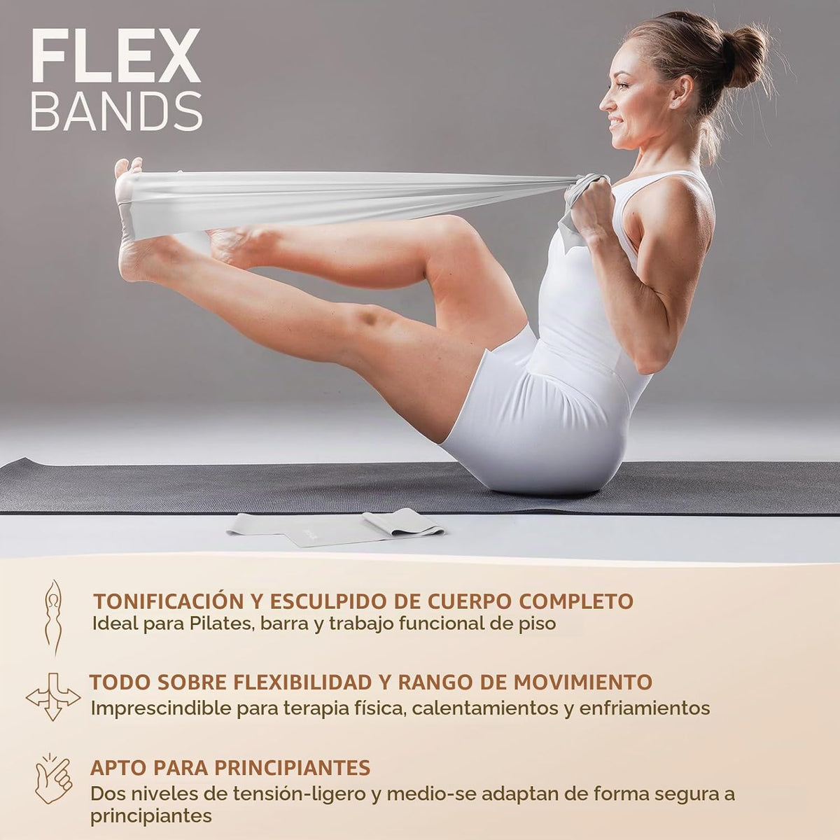 Kit de Pilates PhysKcal, anillo de pilates de 15 pulgadas con 1 bol...