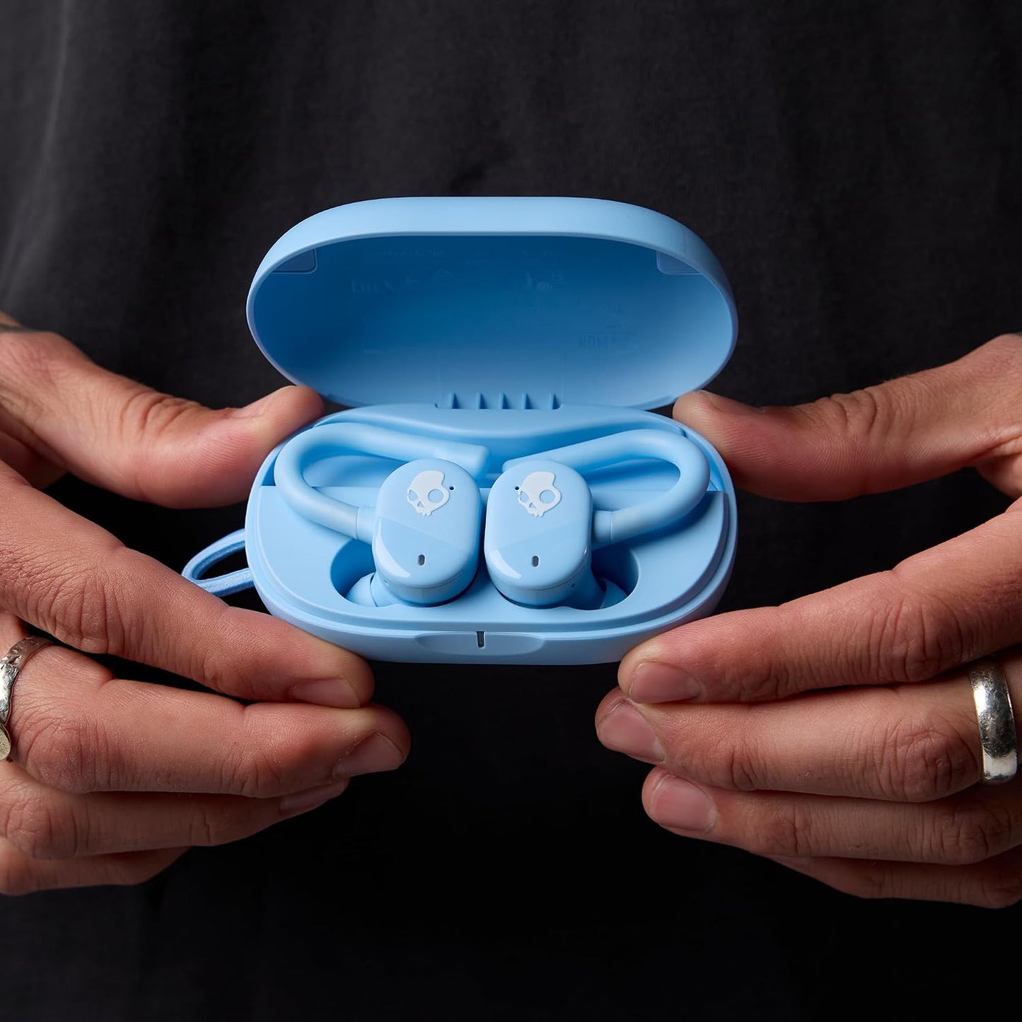 Skullcandy Auriculares inalámbricos Push Play Active - Azul preppy...