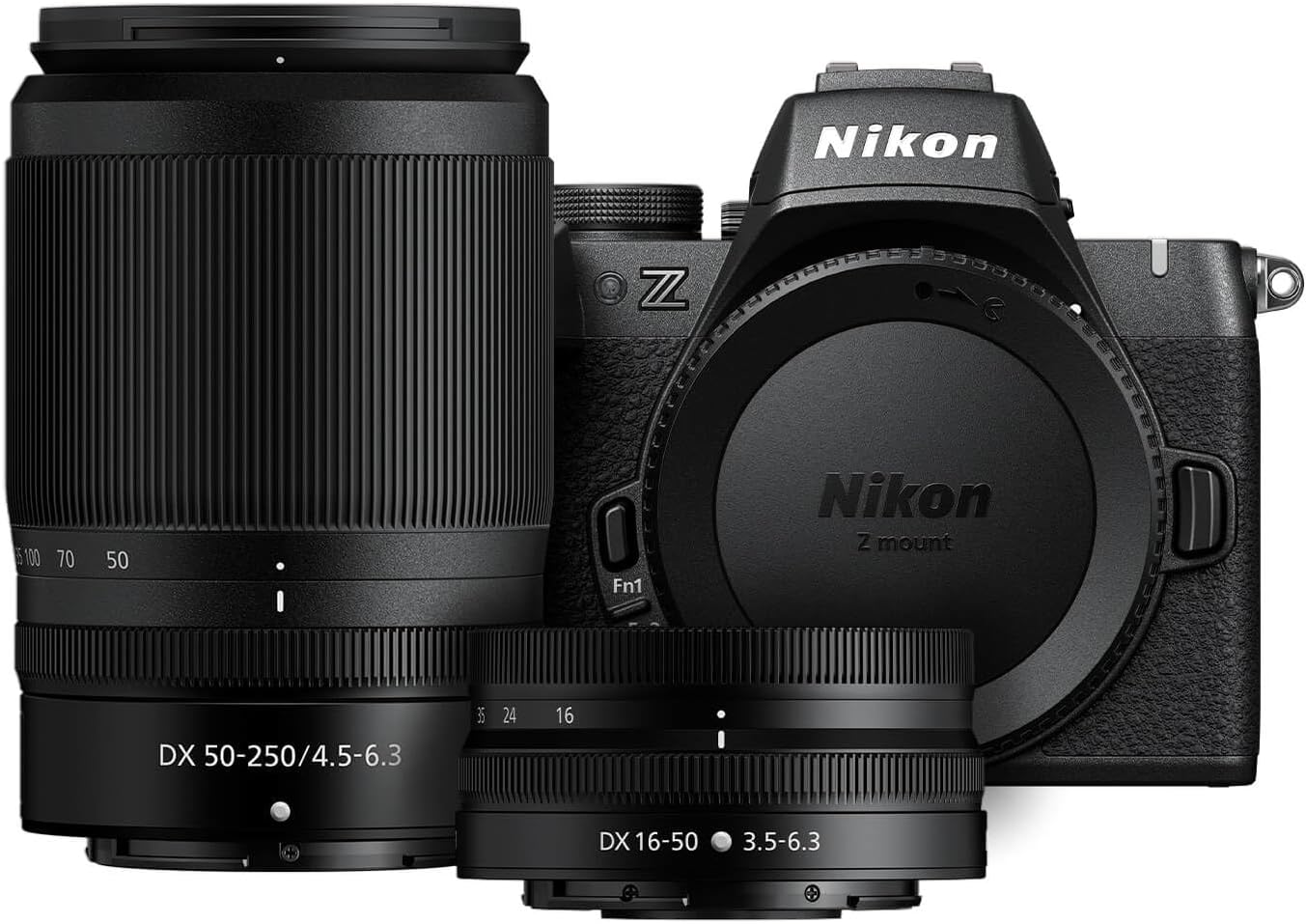 Nikon Z50 II con dos lentes | Cámara compacta sin espejo para fotos...