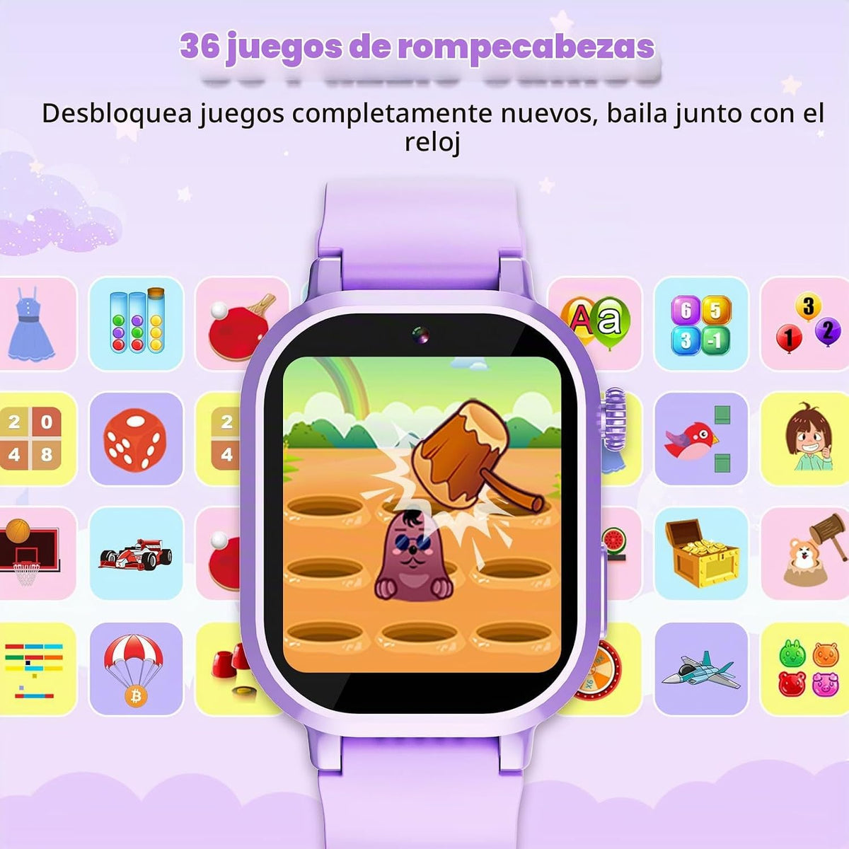 Wiszodet Reloj inteligente para niños resistente al agua, regalo pa...