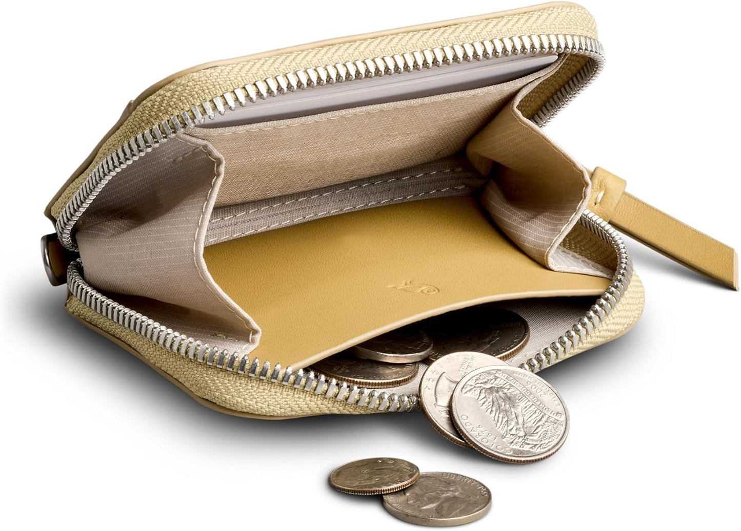 Bellroy Folio Piccolo, Cartera pequeña de piel con cremallera - Mos...