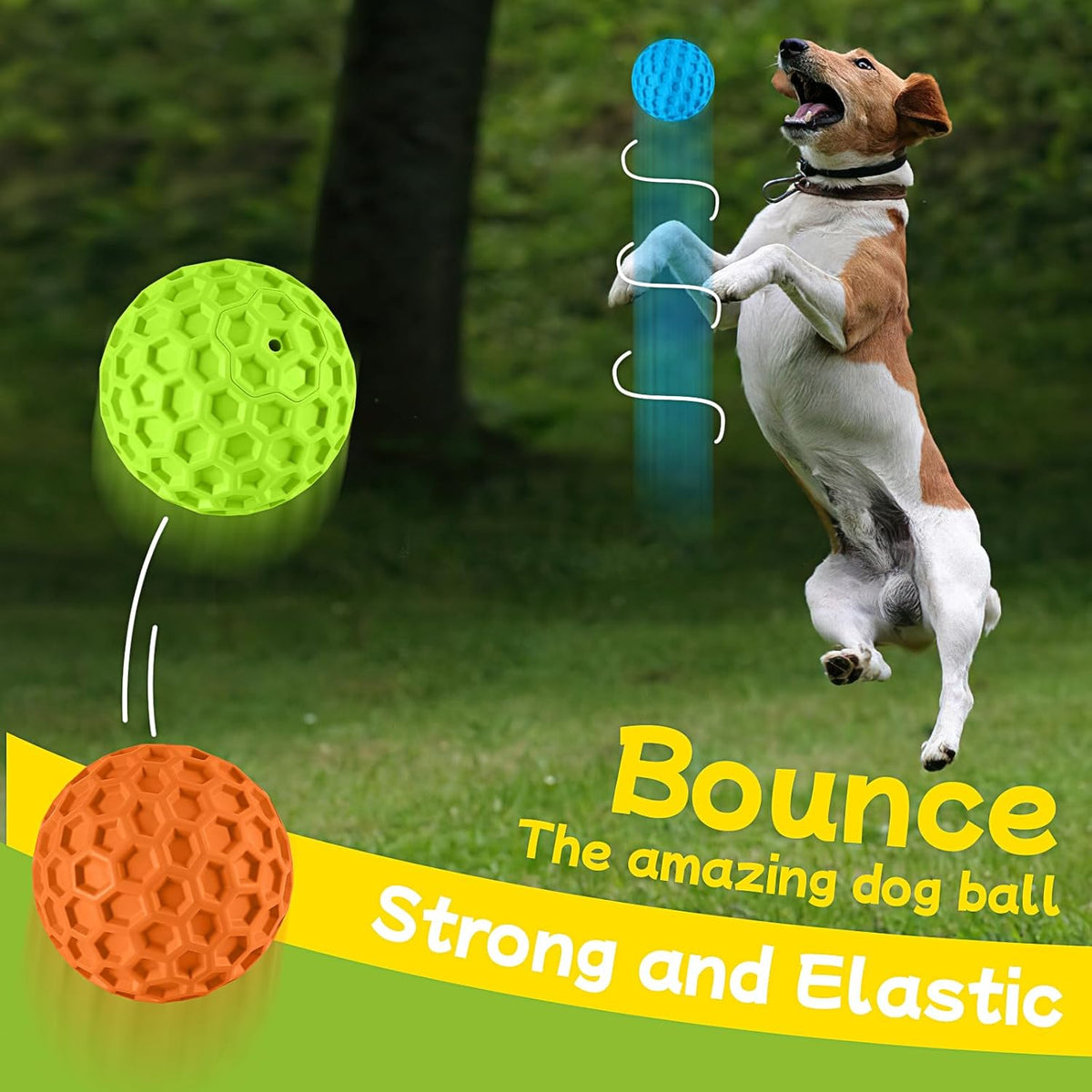havit Pelotas chirriantes indestructibles para perros masticadores...