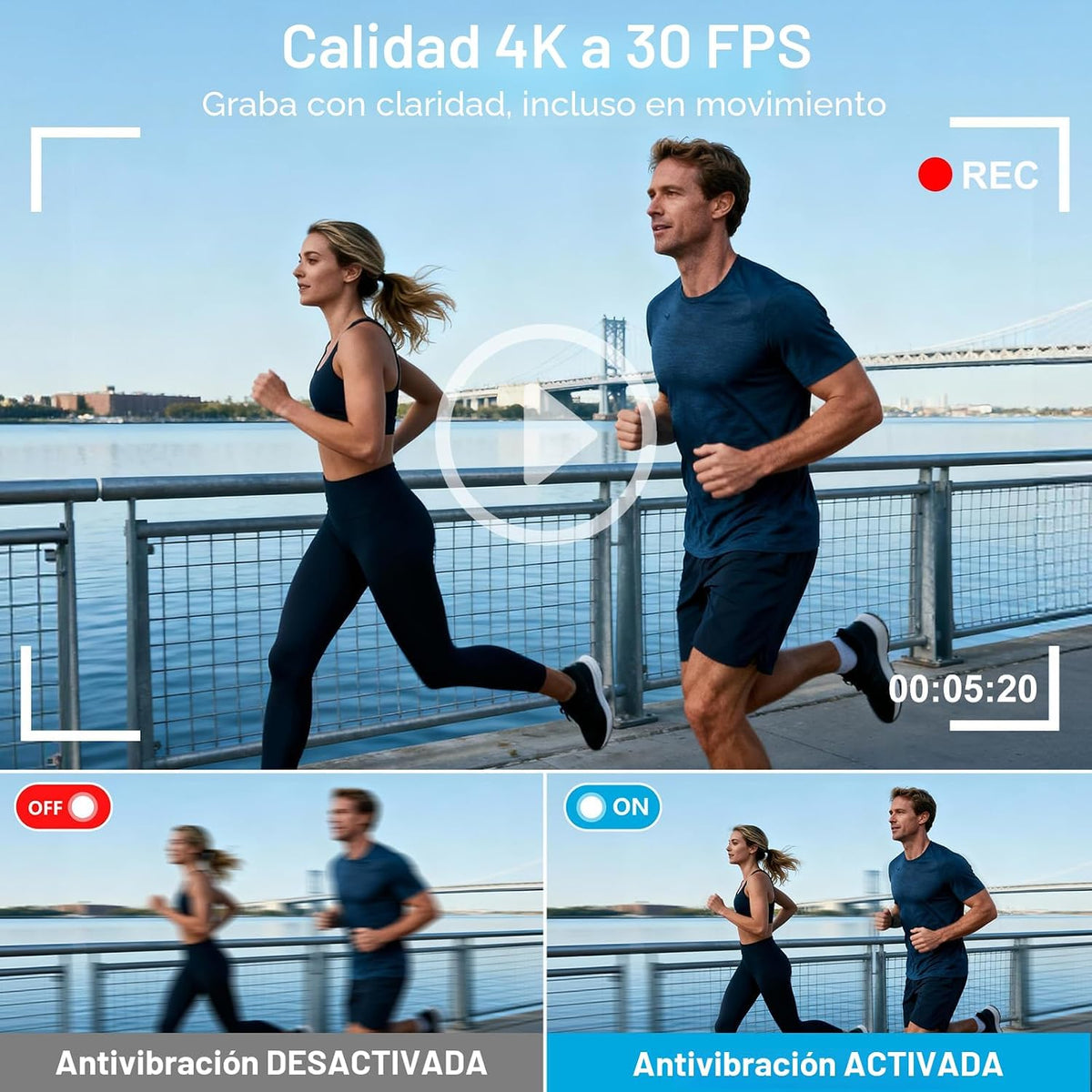 Cámara digital 4K de 56 MP para fotografía, viajes y regalo