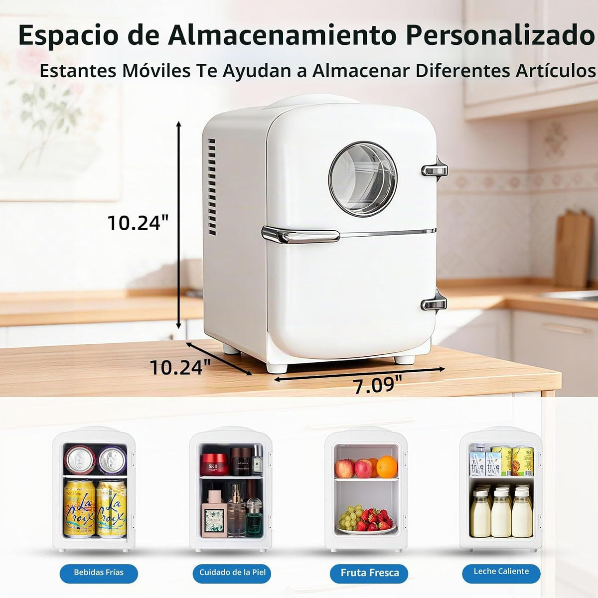 Antarctic Star Mini nevera, capacidad de 4 litros\/6 latas, refrige...