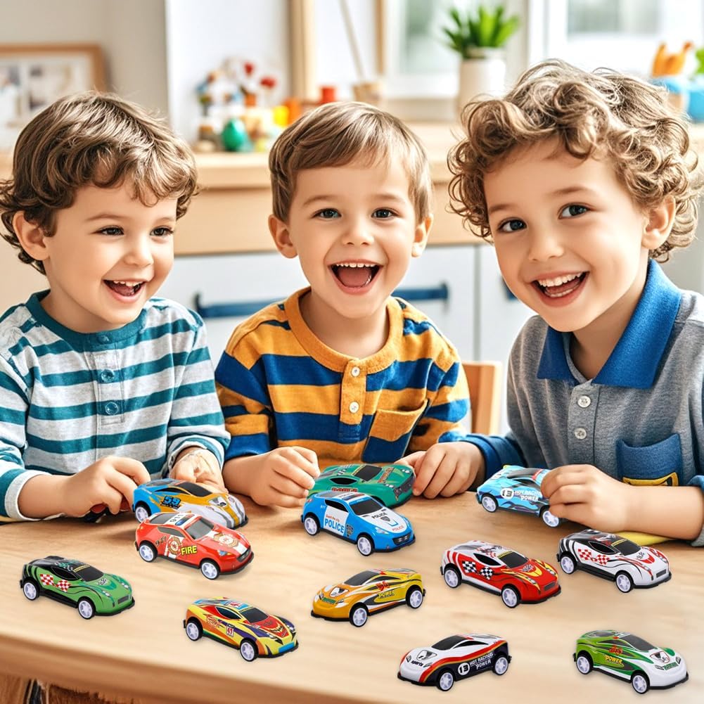 Siwarm 28 piezas de juguetes de autos de retroceso para niños, recu...