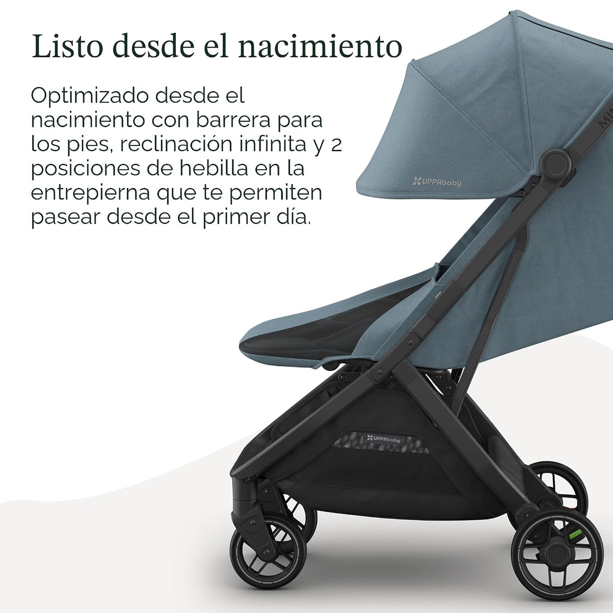UPPAbaby Minu V3 Cochecito de viaje | Diseño ligero + compacto | Pl...