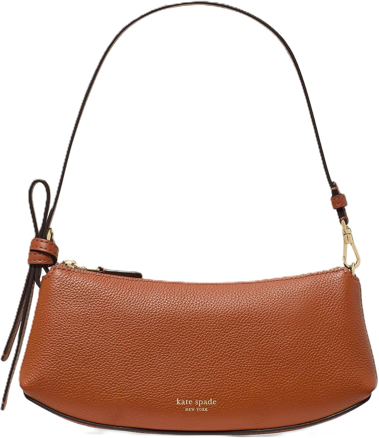 Kate Spade New York - Pochette de piel de guijarro con bucle para m...