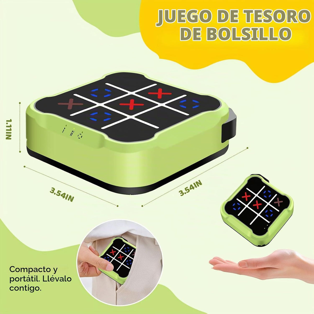 Juego de Tic-Tac Toe para niños: Juego de rompecabezas electrónico...