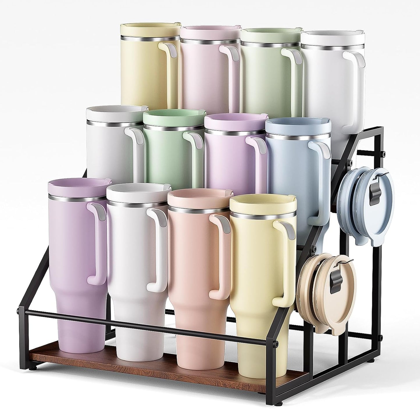 MOJOHAND Organizador de botellas de agua para organización completa...