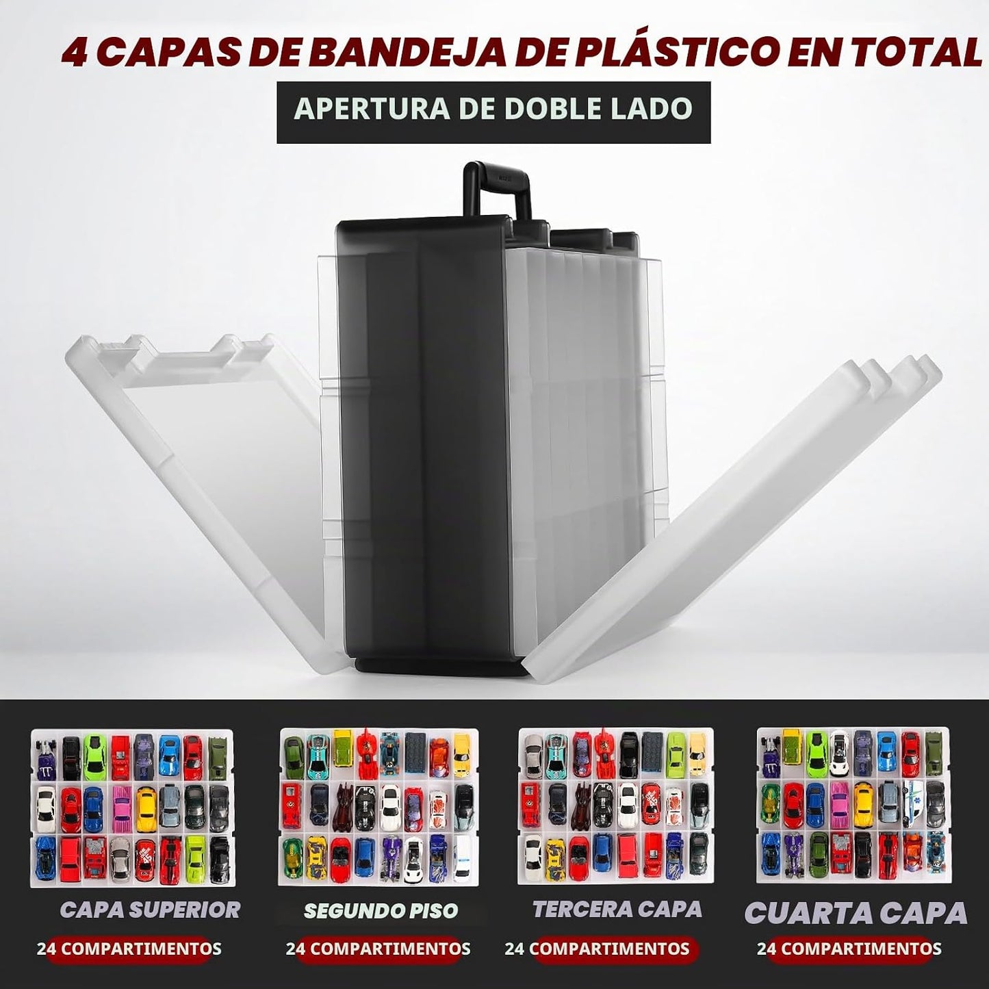 Blummy Estuche de Transporte Resistente para Almacenamiento de Jugu...