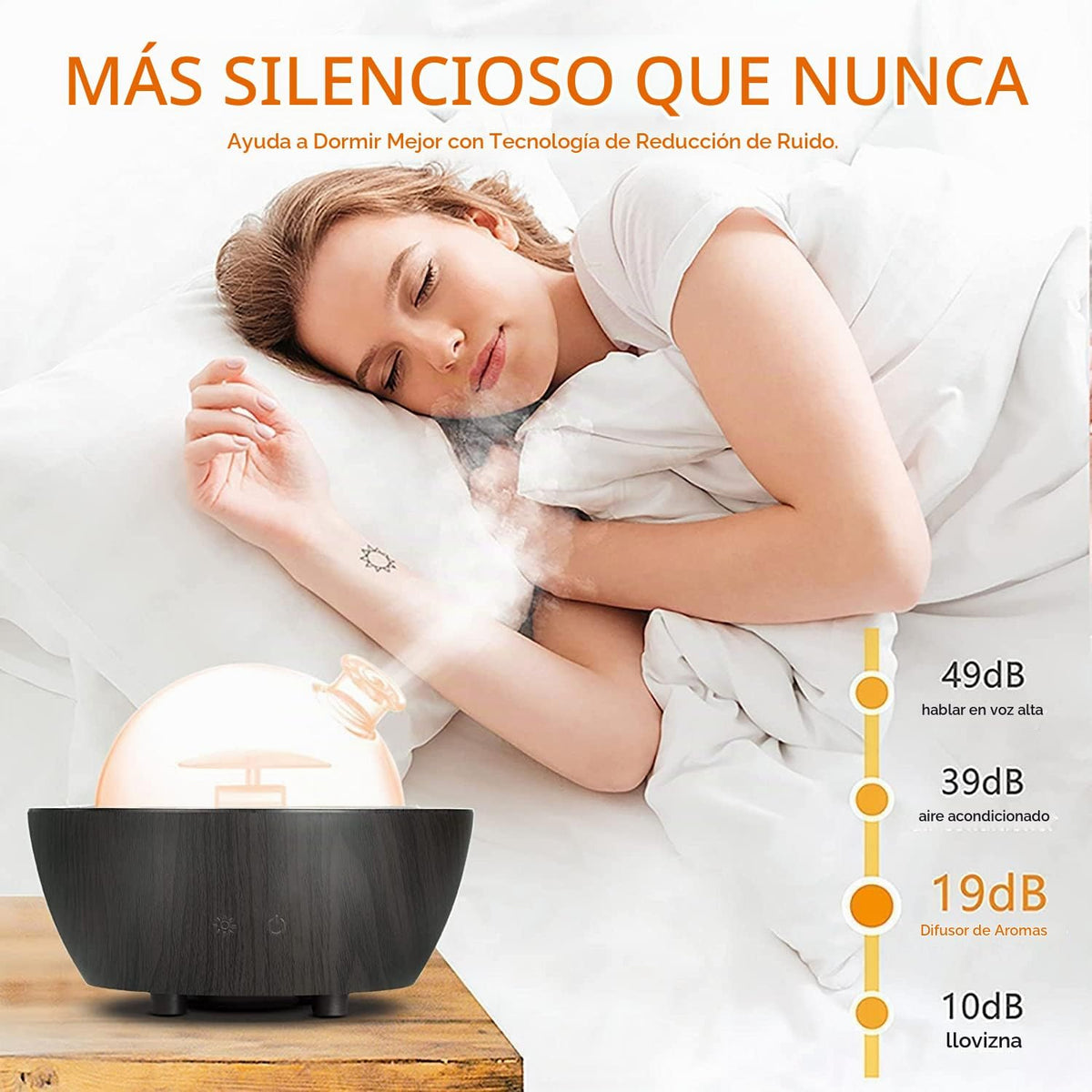 Difusor de aceite esencial de vidrio de 9.5 fl oz, difusor de aroma...