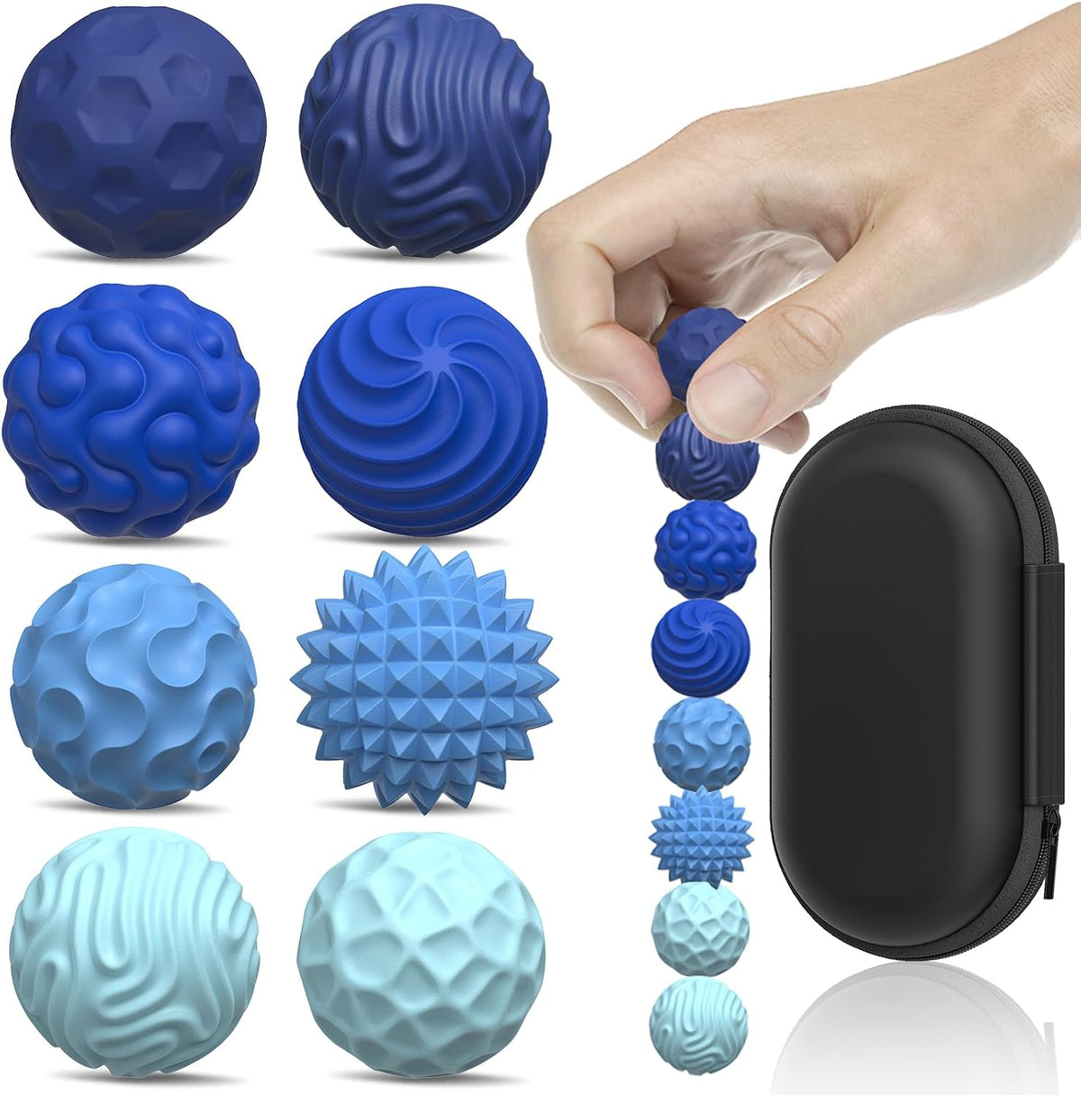Bolas magnéticas de silicona, juguetes antiestrés para adultos y ad...