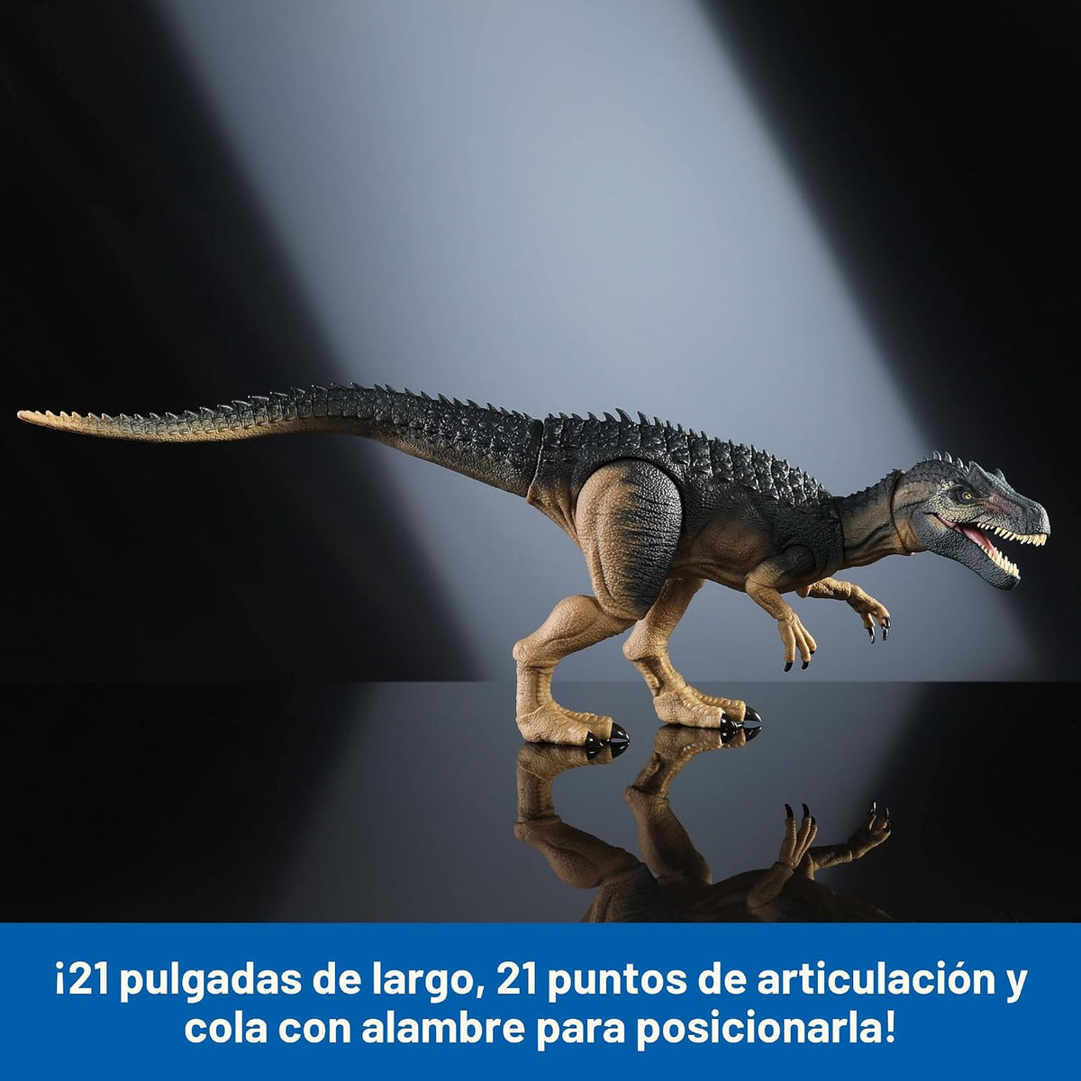 Mattel Jurassic World Hammond Collection Allosaurus Figura de dinos...