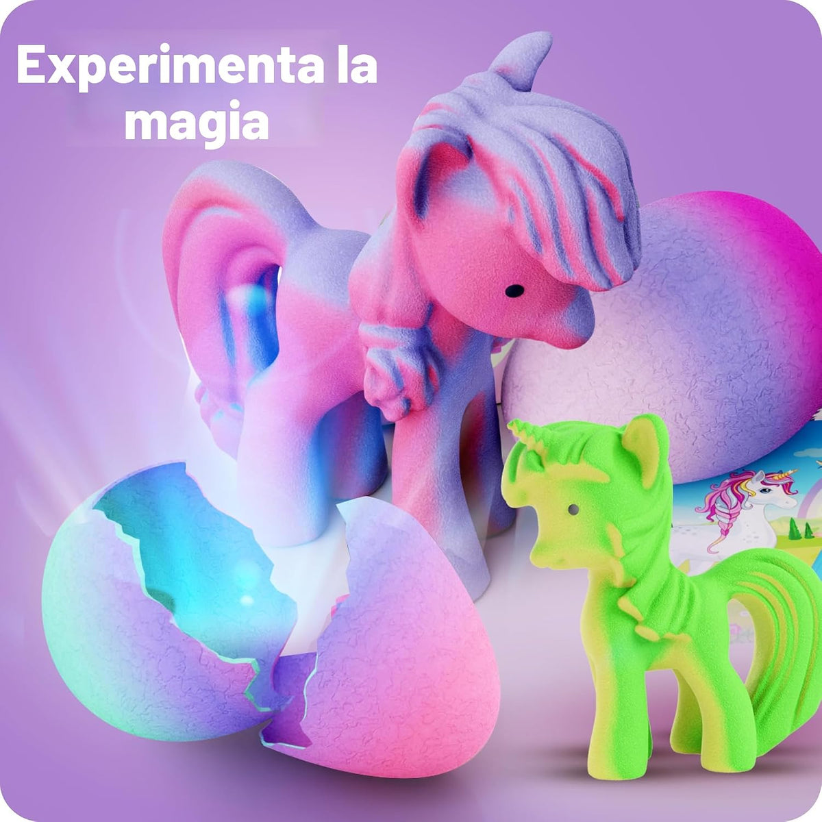 Dan&amp;Darci Huevos Sorpresa de Unicornio para Incubar para Niños...