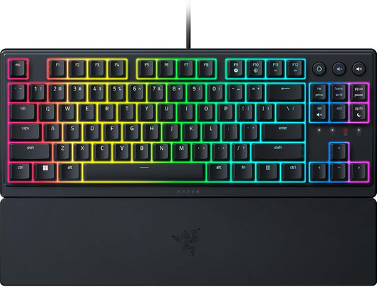 Razer Ornata V3 TKL - Teclado para juegos, teclas de perfil bajo, c...