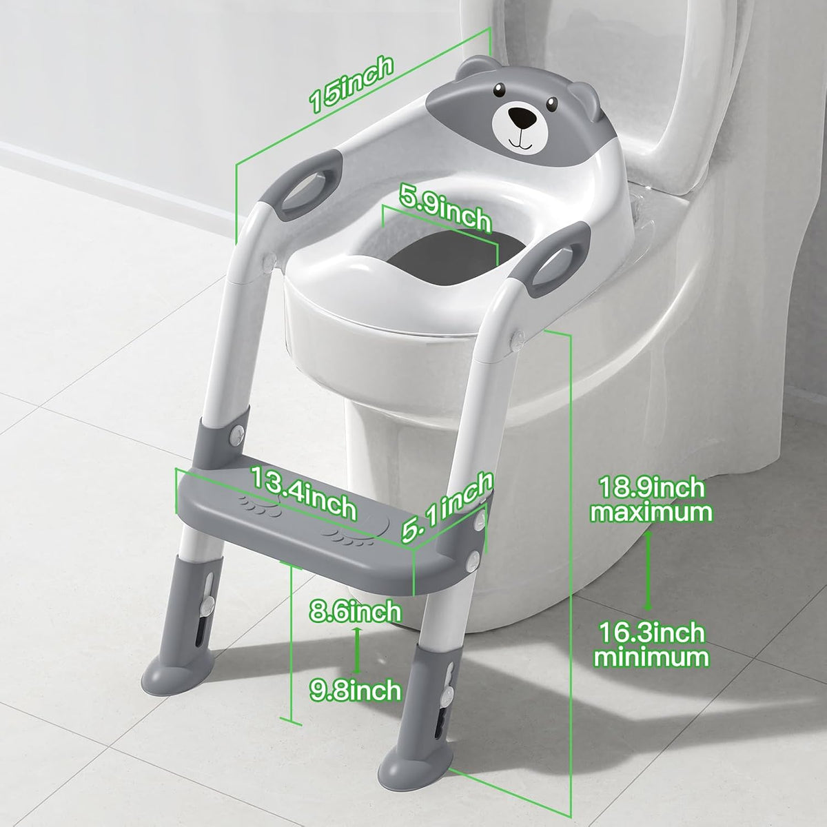 Inodoro de entrenamiento para ir al baño para niños pequeños, asien...