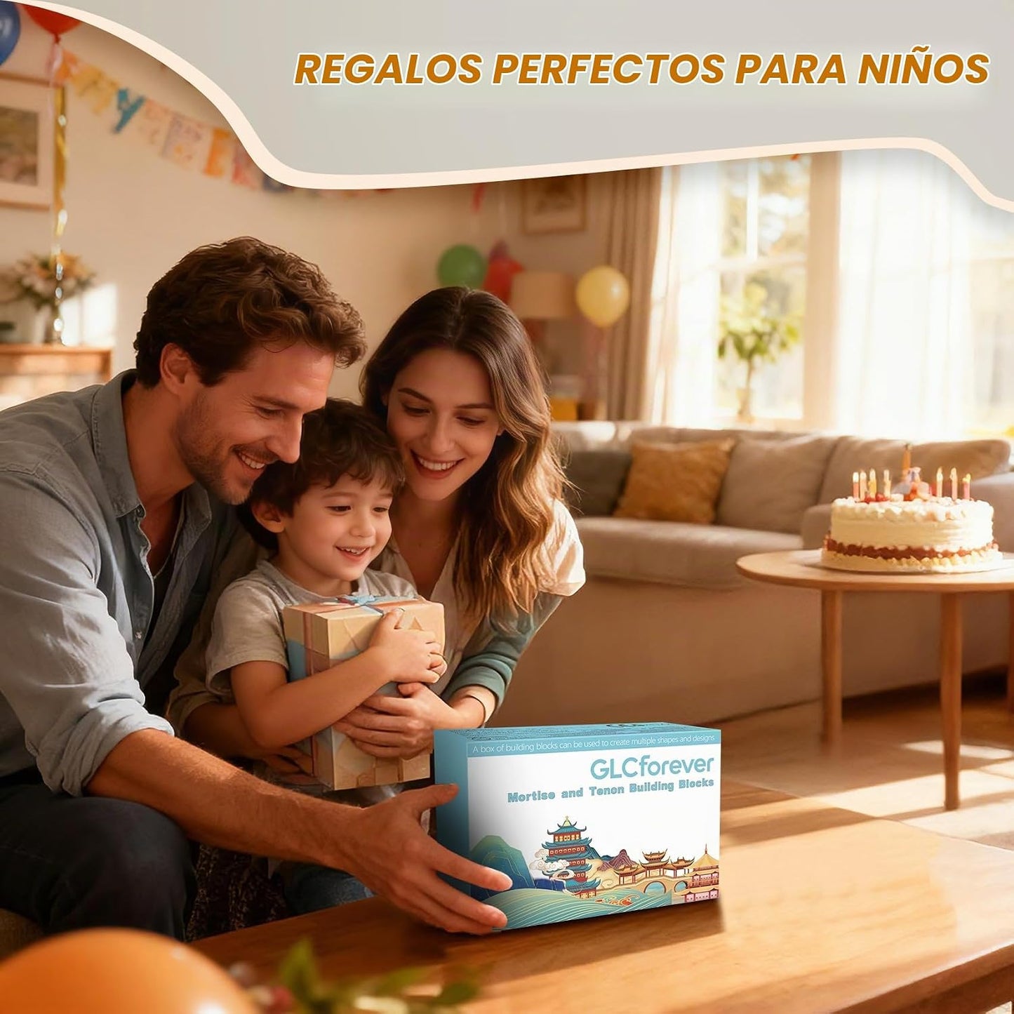 GLCforever Bloques de construcción de madera STEM 15 en 1, más de 1...